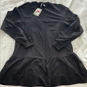 H&M Black Long Sleeve Dress